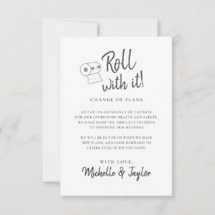 Roll de Recorte adiado com ele Altere o Cartão de 