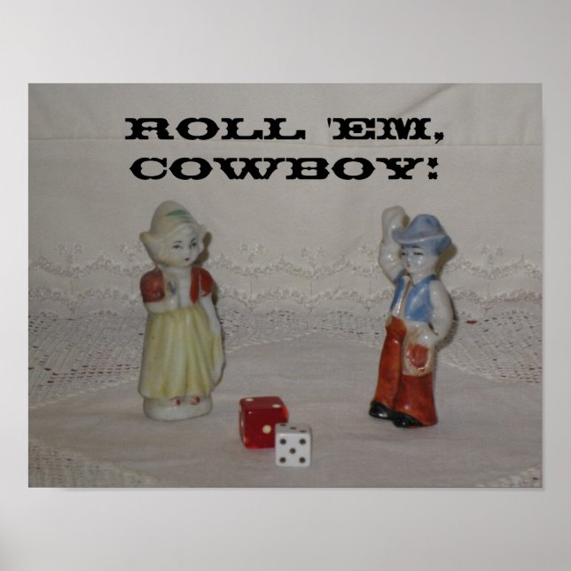 Roll 'Em, Cowboy Poster (Frente)