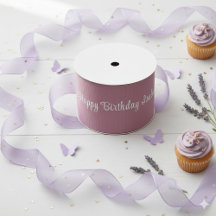 Rolo de Fita Roxa Lavanda | Decoração de Aniversár