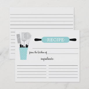 Rolo de Massa Turquesa Utensílios de Cozinha Cartã