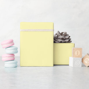 Rolo de Papel de Embrulho Amarelo Macio Sólido