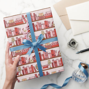 Rolo de Papel de Embrulho com Padrão de Amante de