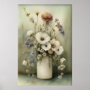 Rolo de Papel Higiênico com Impressão de Flores An