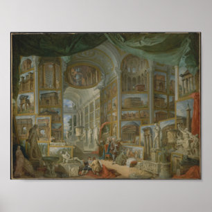 Roma Antiga por Panini - Poster