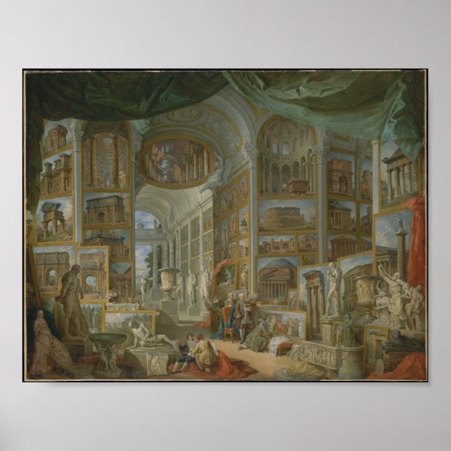 Roma Antiga por Panini - Poster (Frente)