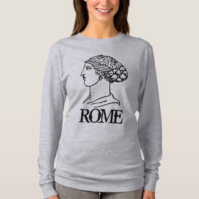 ROMA, camisas de viagem, adicionar texto (Frente)