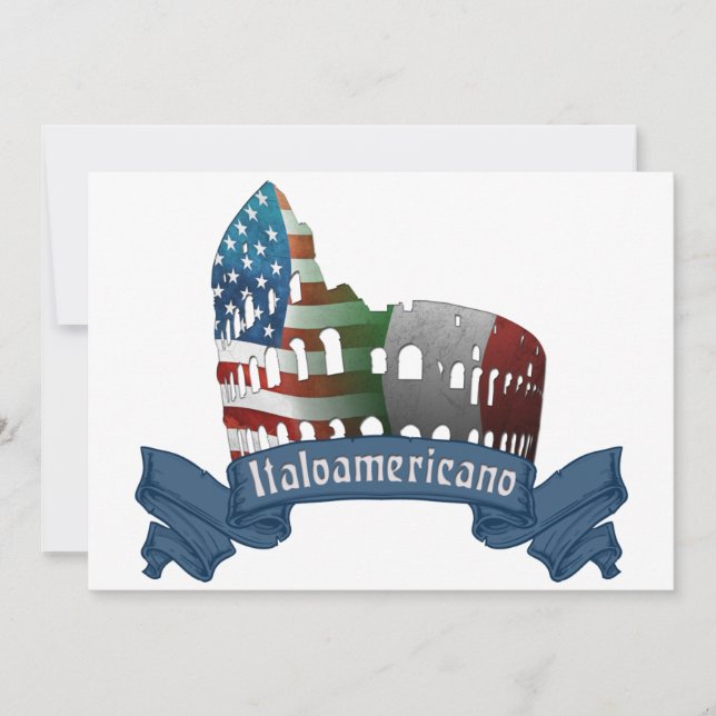 Roma Coliseum — Convites Italianos Americanos (Frente)