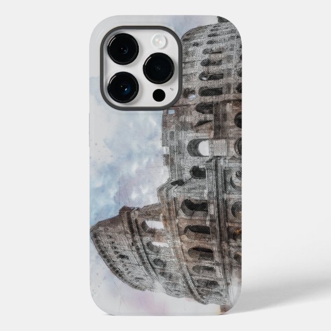 Roma Colosseum capas de iphone - Arte Viagens vint (Verso)