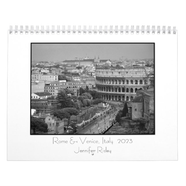 Roma e Veneza, Itália - Calendário 2023 (Capa)
