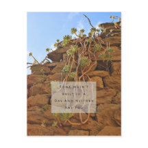 Roma não foi construída em um cartão postal de um 