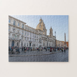 Roma Piazza Navona quebra-cabeça