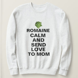 Romaine Calma E Ama A Camiseta De Docinho - Costum