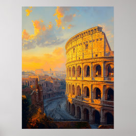 Roman Colosseum Art Impressão