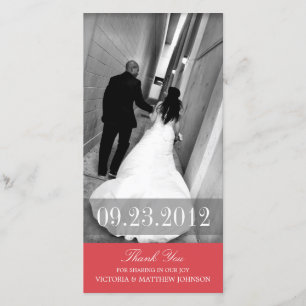 ROMANCE EM CARTÕES DE AGRADECIMENTOS WEDDING DO