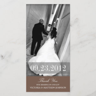 ROMANCE EM CARTÕES DE AGRADECIMENTOS WEDDING DO