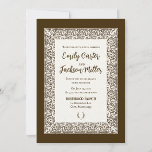 Romance Ocidental: Convite de Casamento