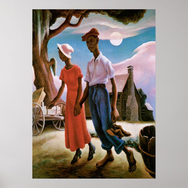 Romance, Thomas Hart Benton, Poster (Frente)