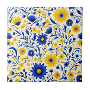 Romanichel Cornflower Blue e Amarelo