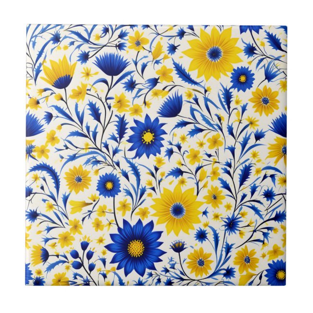 Romanichel Cornflower Blue e Amarelo (Frente)