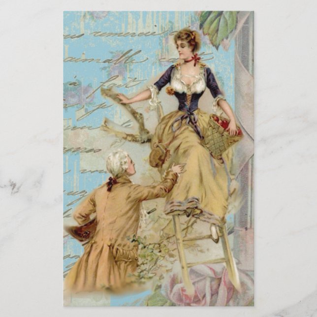 Românico Paris Amante Shabbychic azul (Frente)