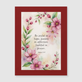 Romanos 12:12 Versículo da Bíblia Personalizado