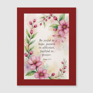 Romanos 12:12 Versículo da Bíblia Personalizado