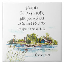 Romanos 15:13 Deus da Esperança, Bíblia Cristã Ver