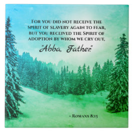 Romanos 8:15 Nós gritamos "Pai Abba"