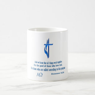 Romanos 8:28 caneca de café