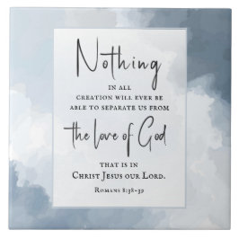 Romanos 8:38-39 Amor à Bíblia de Deus Verse