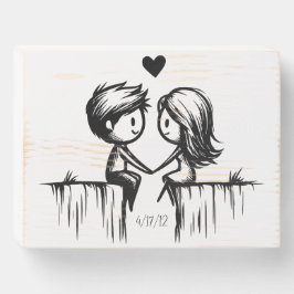  Romantic Keepsake with Heart and Date Description