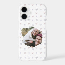 Romantic Pastel Heart Couple Love Photo Collage 