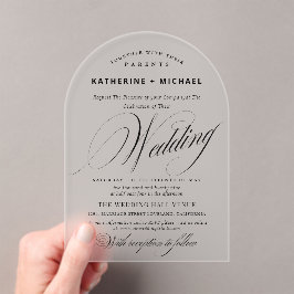 Romantic Script Calligraphy Simple & Chic Wedding
