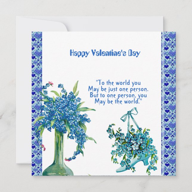 Romântica Citação de Amor Sweetheart Floral Vase P (Frente)