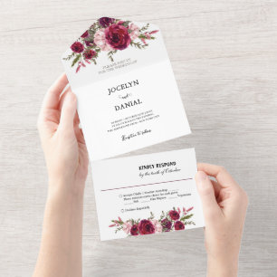 Romântica: Detalhes do Casamento Floral RSVP