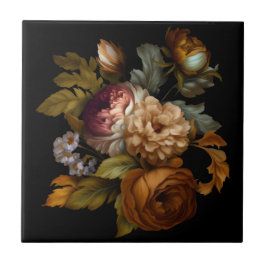 Romântico Dramático "Velho Mundo" Floral 5