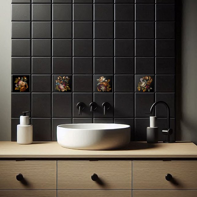 Romântico Dramático "Velho Mundo" Floral 8 (Criador carregado)