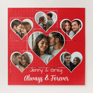 Romântico Modelo de Fotografia Seis Quebra-cabeça