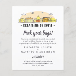ROME Skyline Wedding Convocações para Orçamento Re