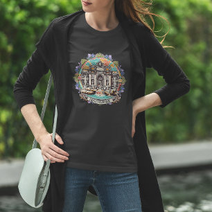 Rome Whispering Fountain Camiseta Básica Feminina