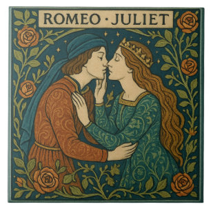 Romeu E Julieta - Artes E Artesanatos - Azulejo Ce