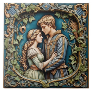 Romeu E Julieta - Artes E Artesanatos - Azulejo Ce