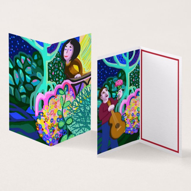 Romeu e Julieta Card (Interior e exterior)