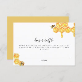 Romy - Cartão de Bilhete de Fralda de Abelhas Hone