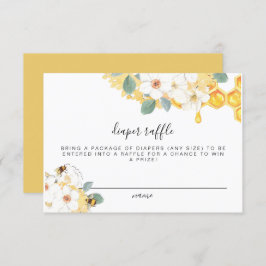 Romy - Cartão de Bilhete de Fralda de Mel Floral