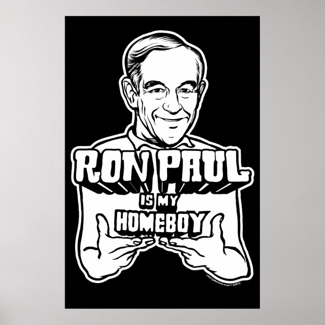 Ron Paul É O Meu Poster Ficar em casa (Frente)