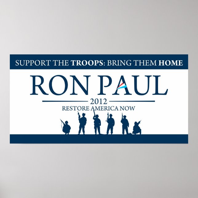 Ron Paul for President 2012 Campaign Poster (Frente)