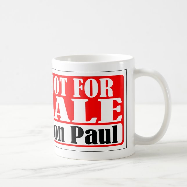 Ron Paul não para a caneca da venda (Direita)