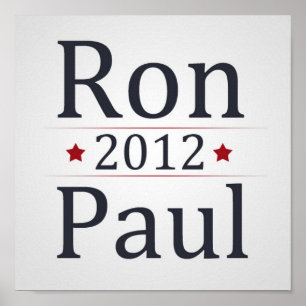 Ron Paul para o poster do presidente 2012 campanha