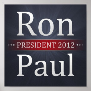 Ron Paul para o poster do presidente 2012 campanha